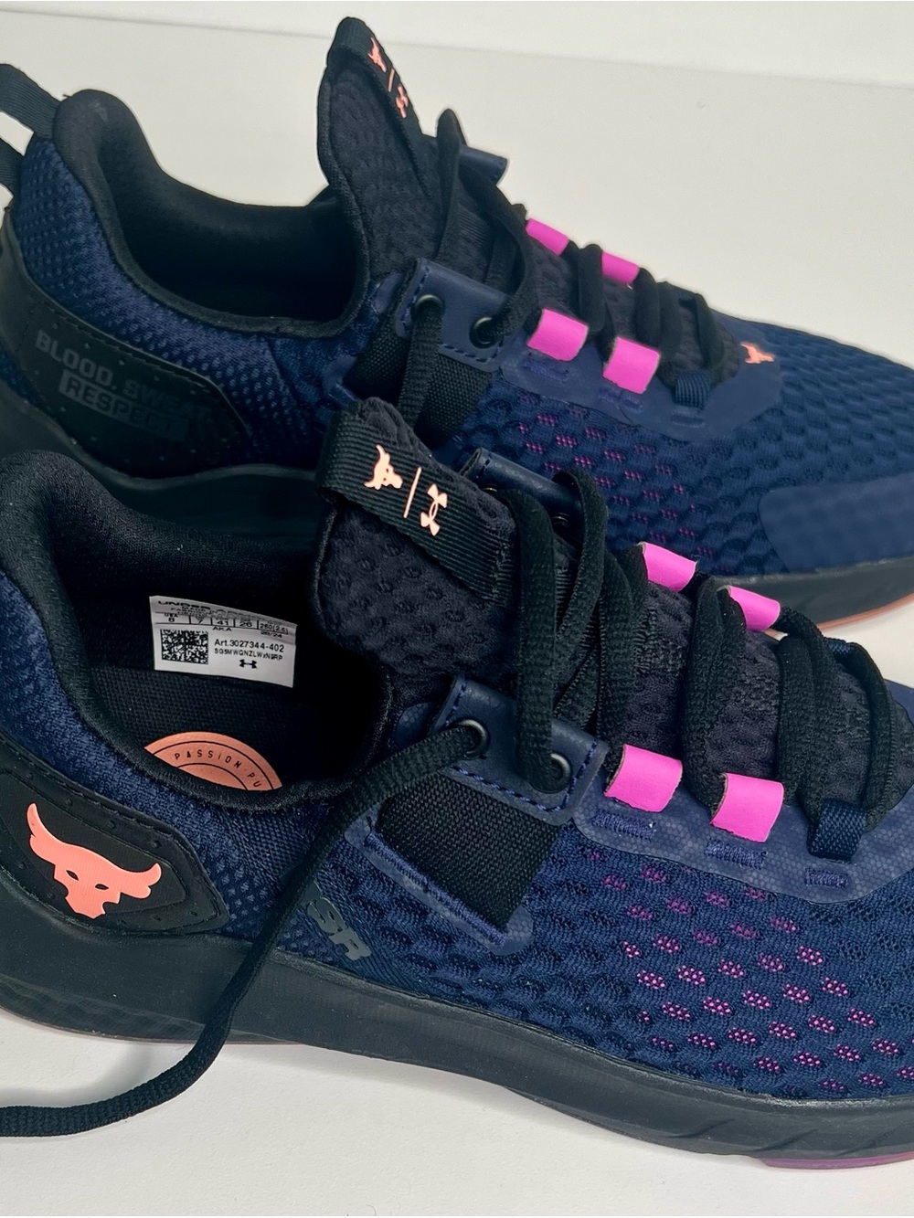 Under Armour Project Rock BSR4 Training Shoes Midnight Navy Black